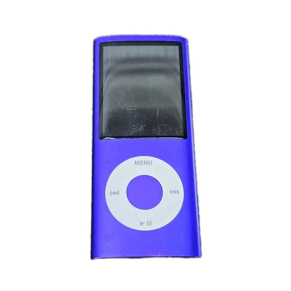 Apple iPod Nano 4th Gen 8GB A1285 Purple - Bad Battery - No Power